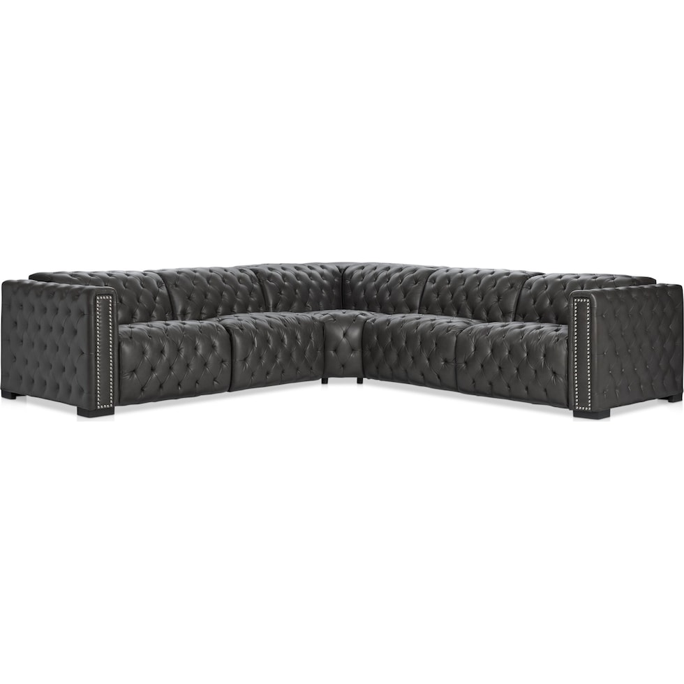 mitchell gray sectional   