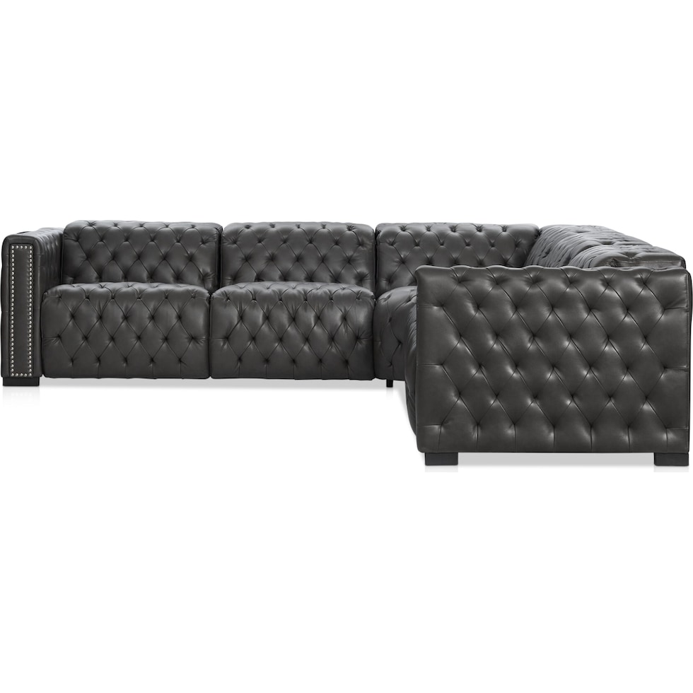 mitchell gray sectional   