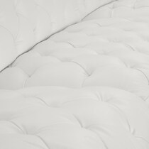 mitchell white  pc reclining sectional   