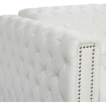 mitchell white  pc reclining sectional   