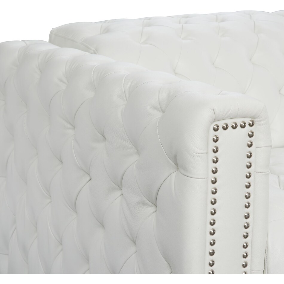 mitchell white  pc reclining sectional   