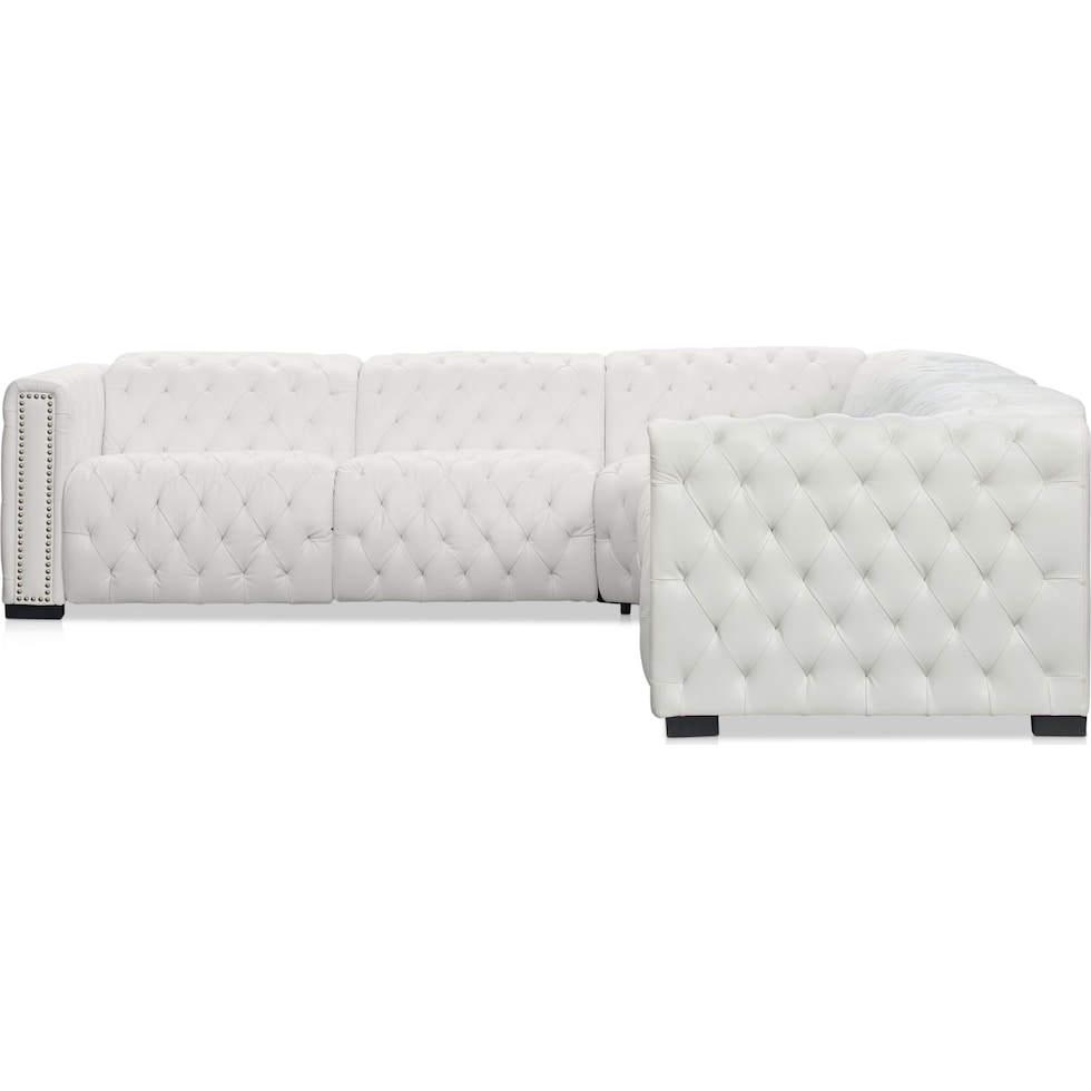 mitchell white sectional   