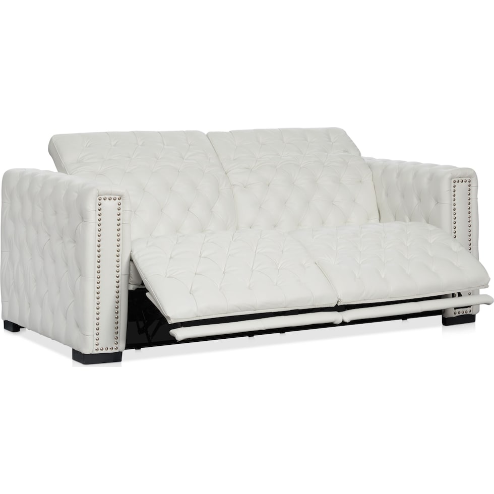 mitchell white sofa   