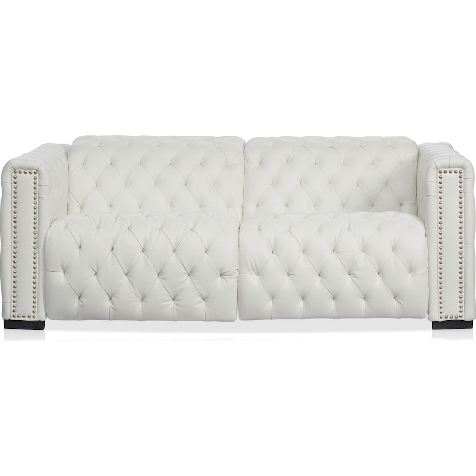 mitchell white sofa   