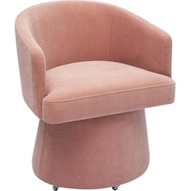 mobley pink desk chair   
