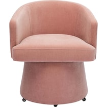 mobley pink desk chair   