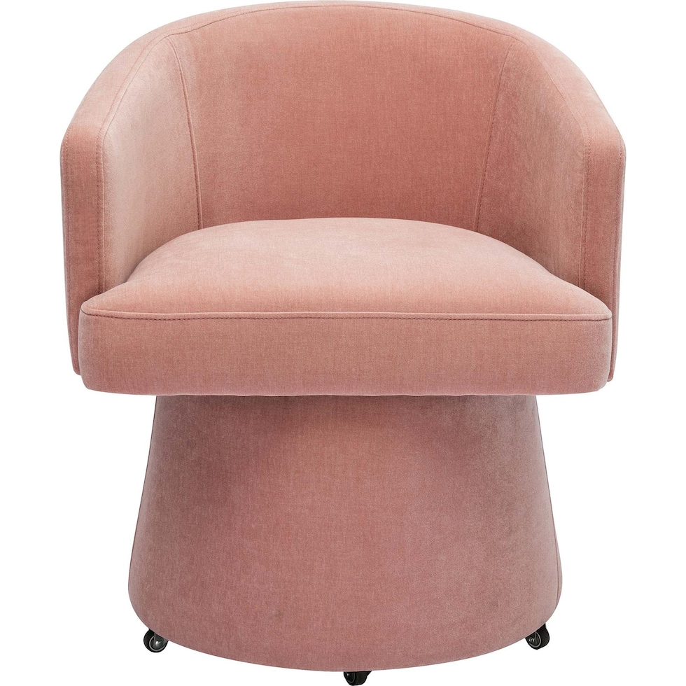 mobley pink desk chair   