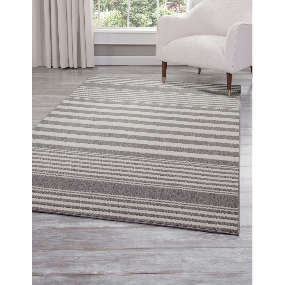 mod line gray outdoor area rug   