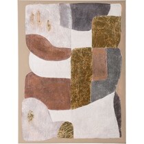 modern warmth i multicolor wall art   