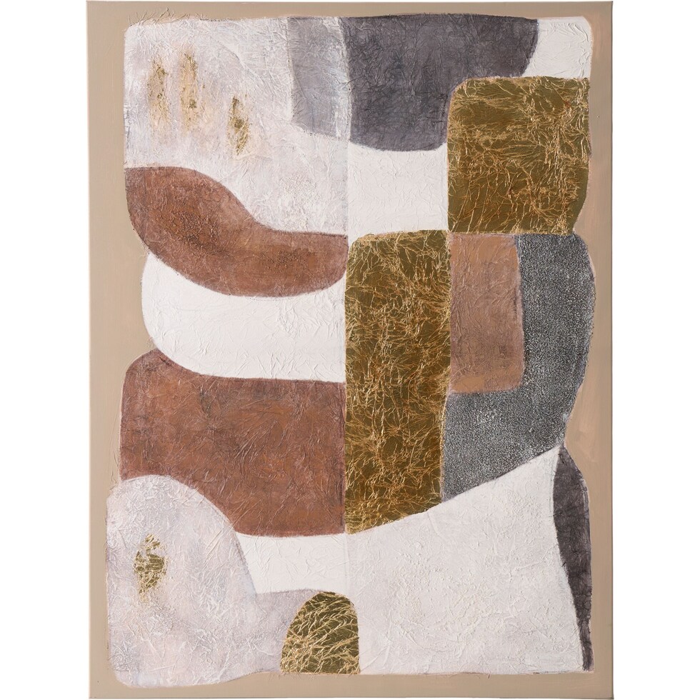 modern warmth i multicolor wall art   