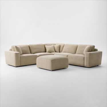 Modtech 5-Piece Sectional with Immersive Sound and Ottoman