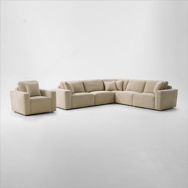 Modtech 5-Piece Sectional with Immersive Sound and Chair