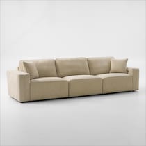 modtech light brown sofa   