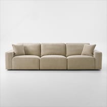 modtech light brown sofa   