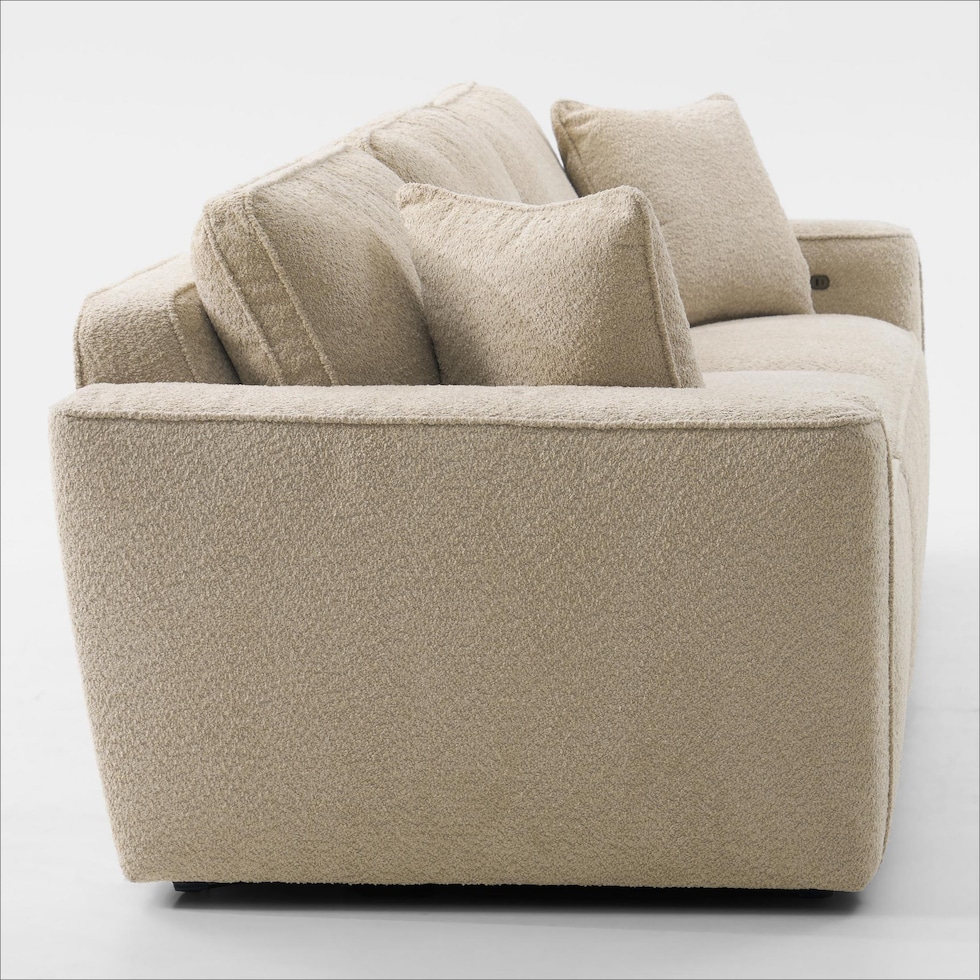 modtech light brown sofa   