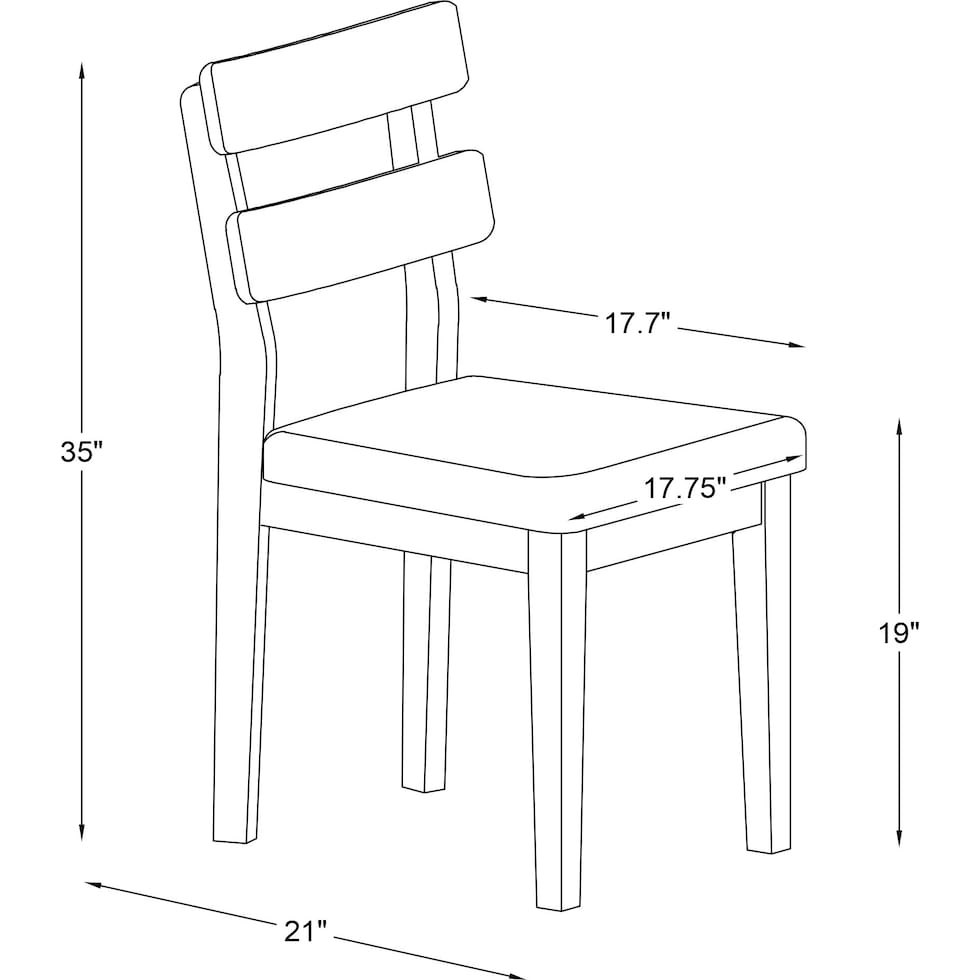 moira light brown chair   