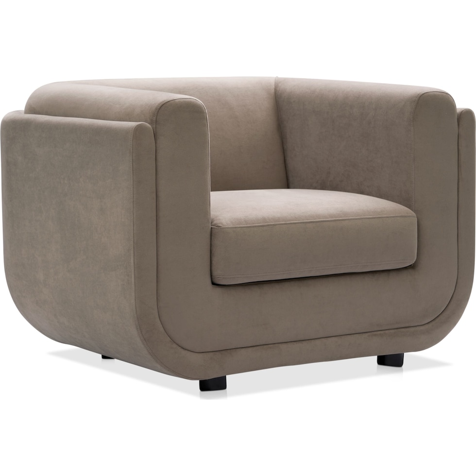 molina neutral accent chair   