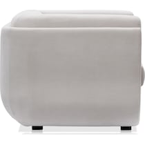 molina white accent chair   