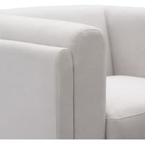 molina white accent chair   