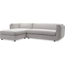 molina white sectional   