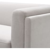 molina white sectional   