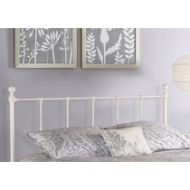 molly white queen headboard   