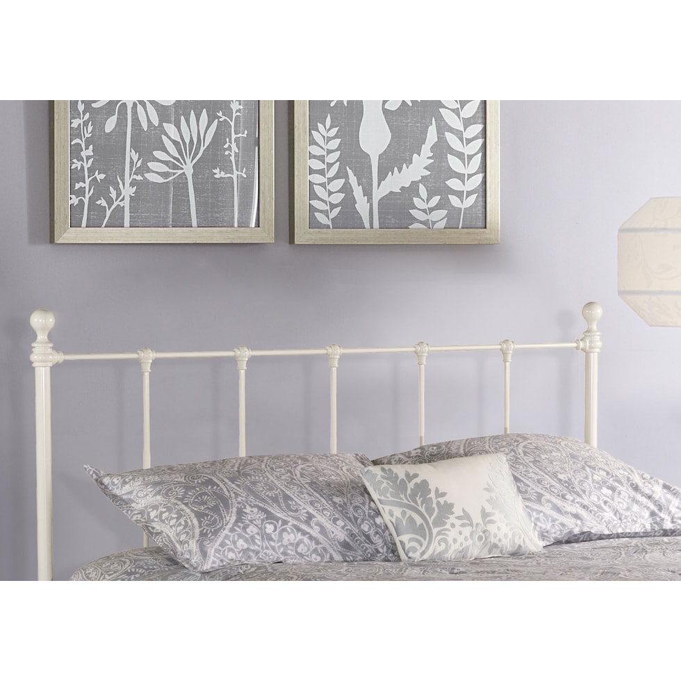molly white queen headboard   