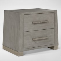 monaco bedroom gray nightstand   