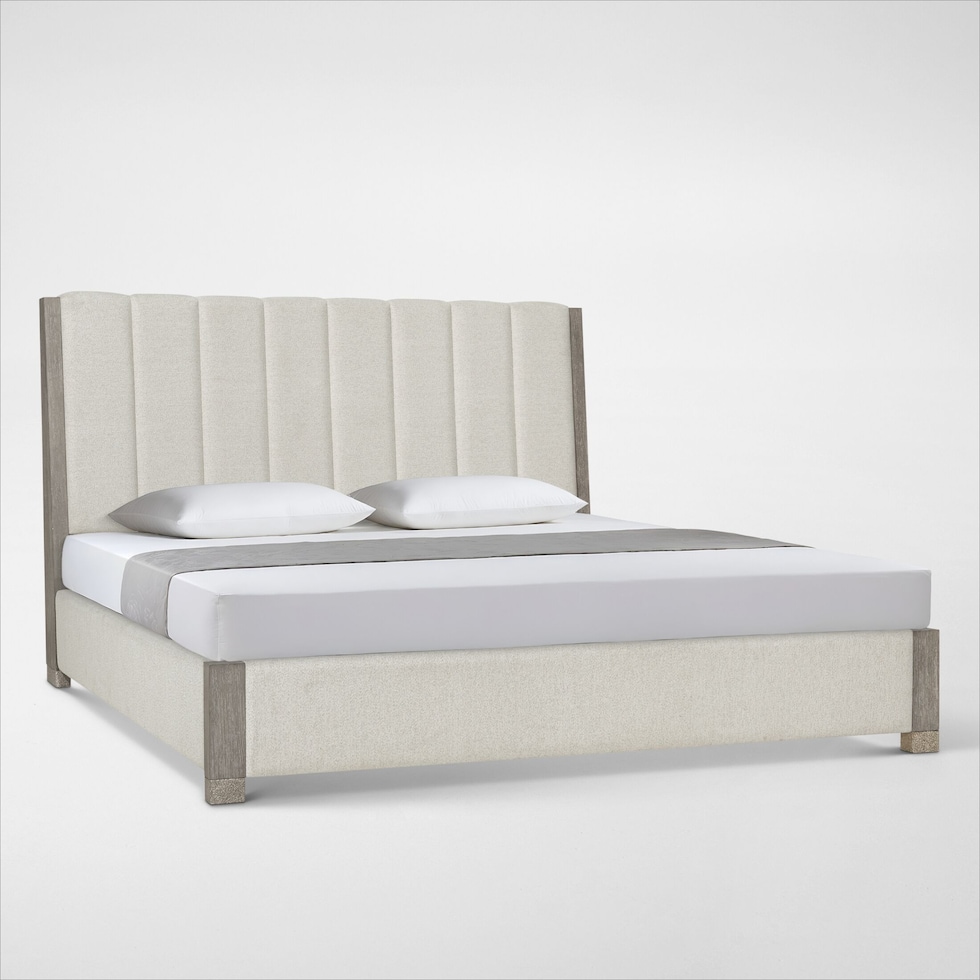 monaco bedroom monaco gray king bed   