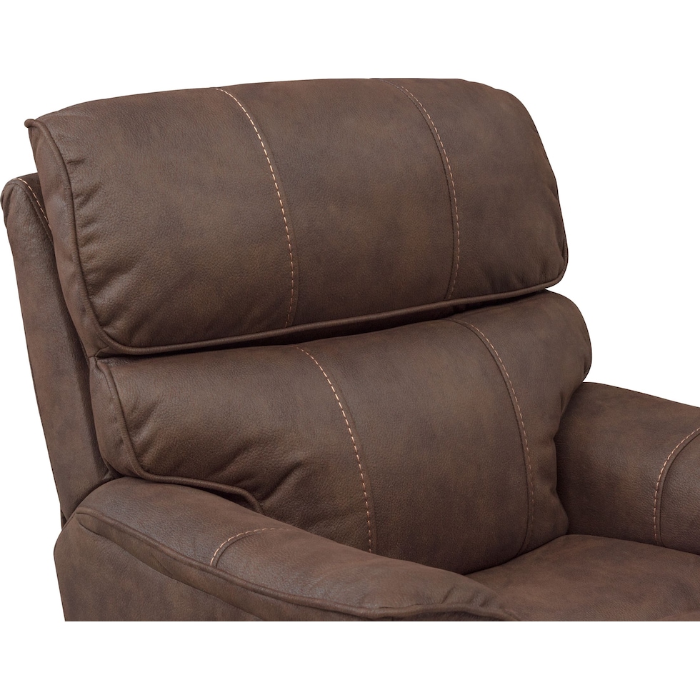 mondo brown recliner   