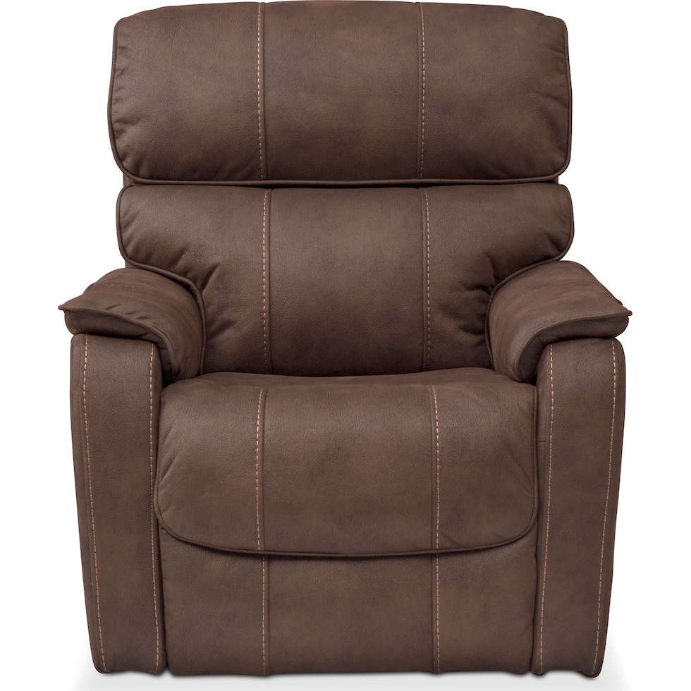 mondo brown recliner   