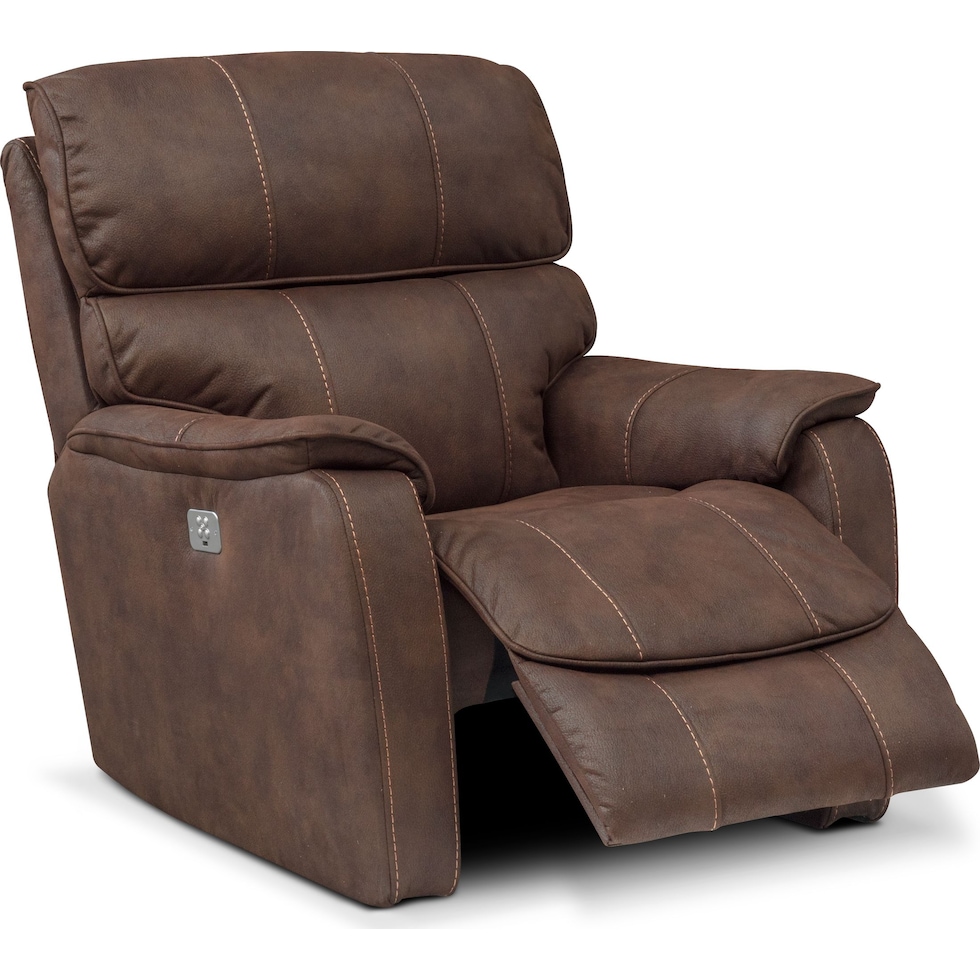 mondo brown recliner   