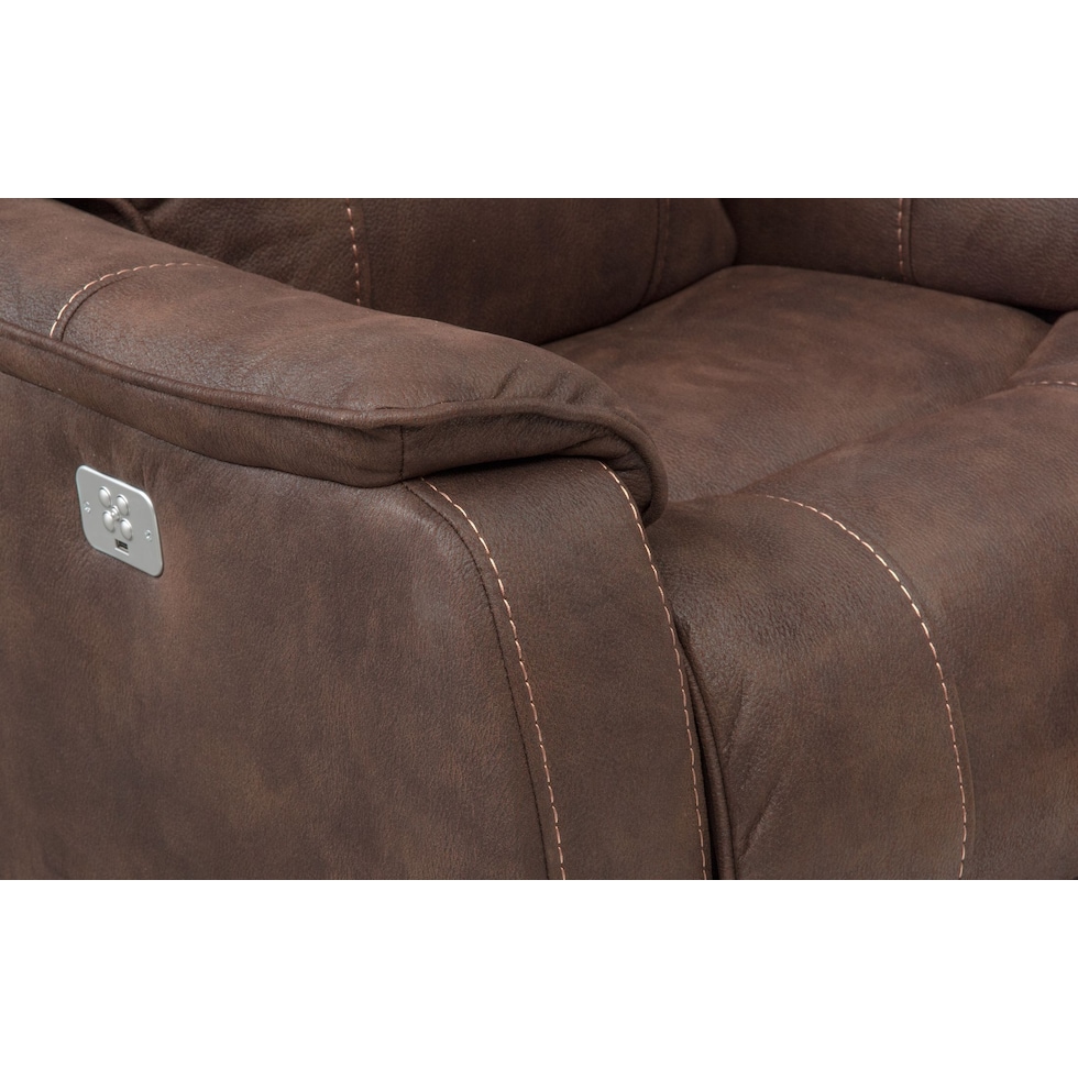 mondo brown recliner   