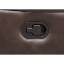 mondo dark brown glider recliner   