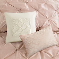 monet pink california king bedding set   