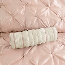 monet pink full queen bedding set   