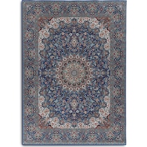 mongo blue area rug  x    