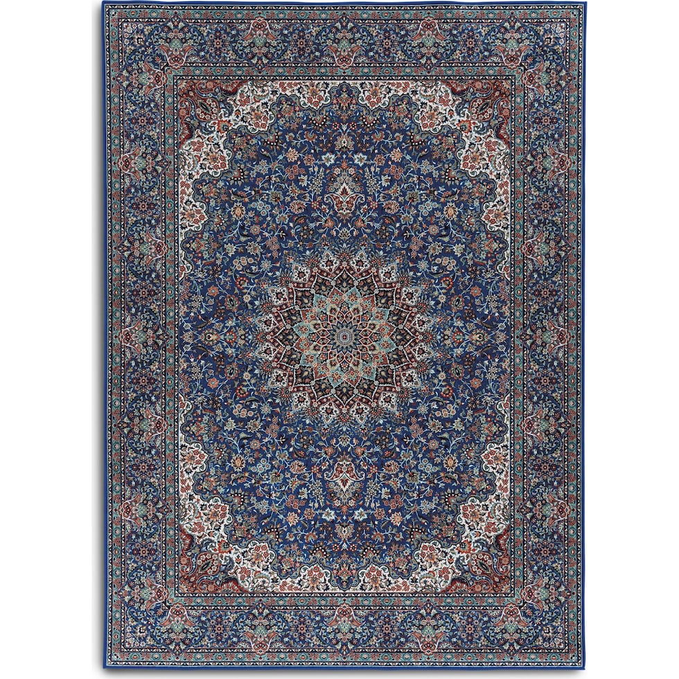 mongo blue area rug  x    