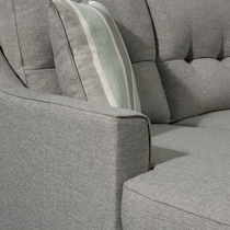 monica gray  pc sectional with chaise   
