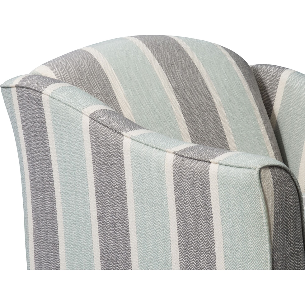 monica gray accent chair   