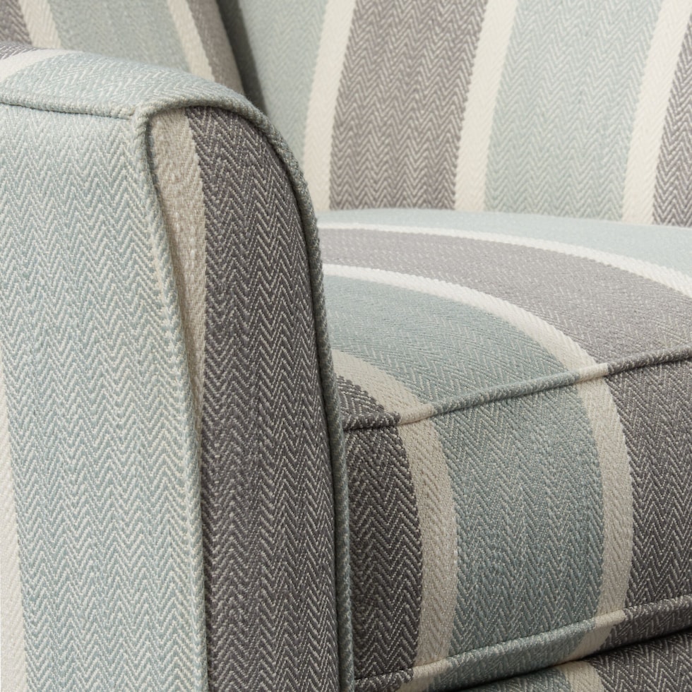 monica gray accent chair   