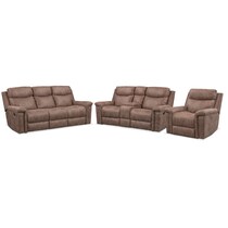 montana manual light brown  pc living room   