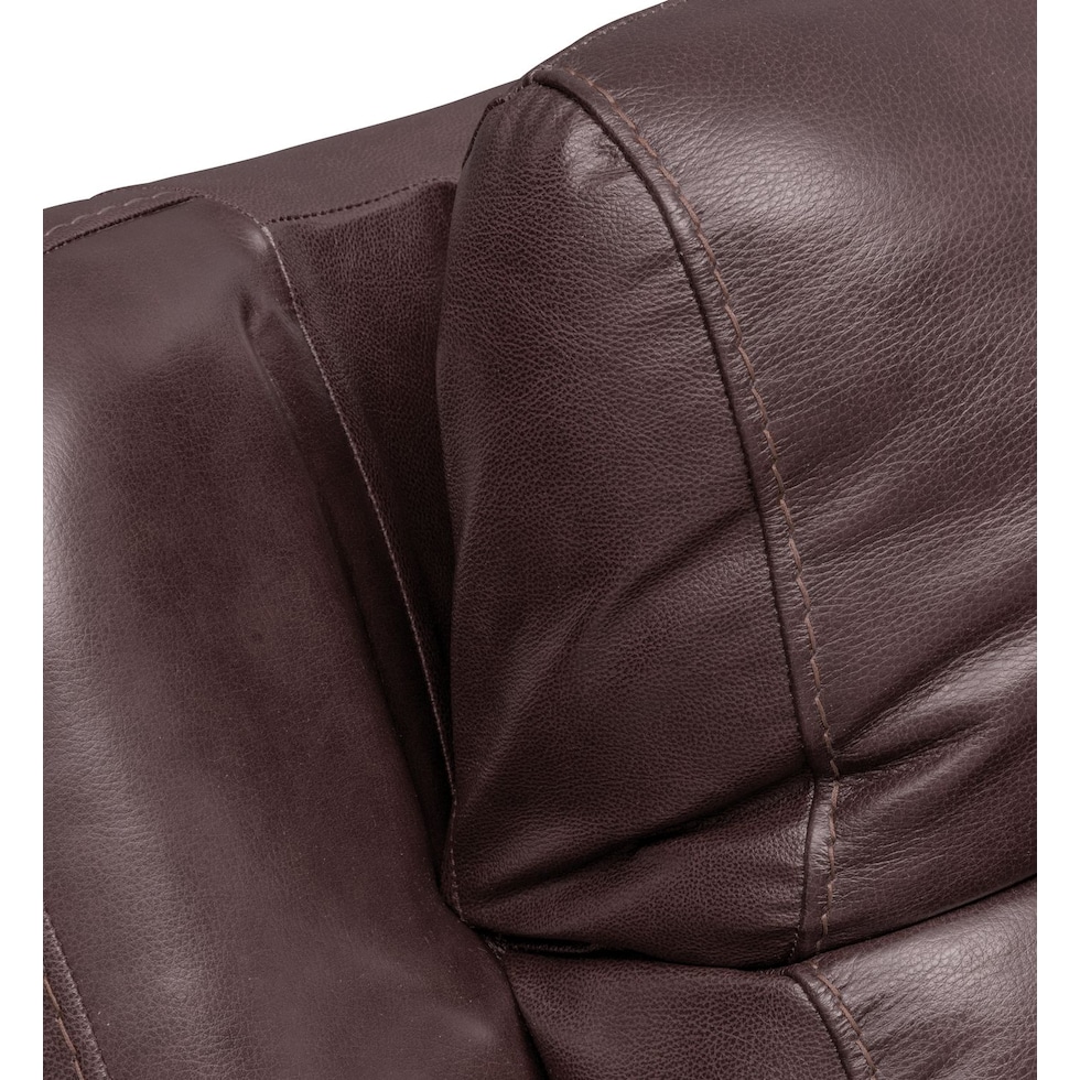 monte carlo dark brown recliner   