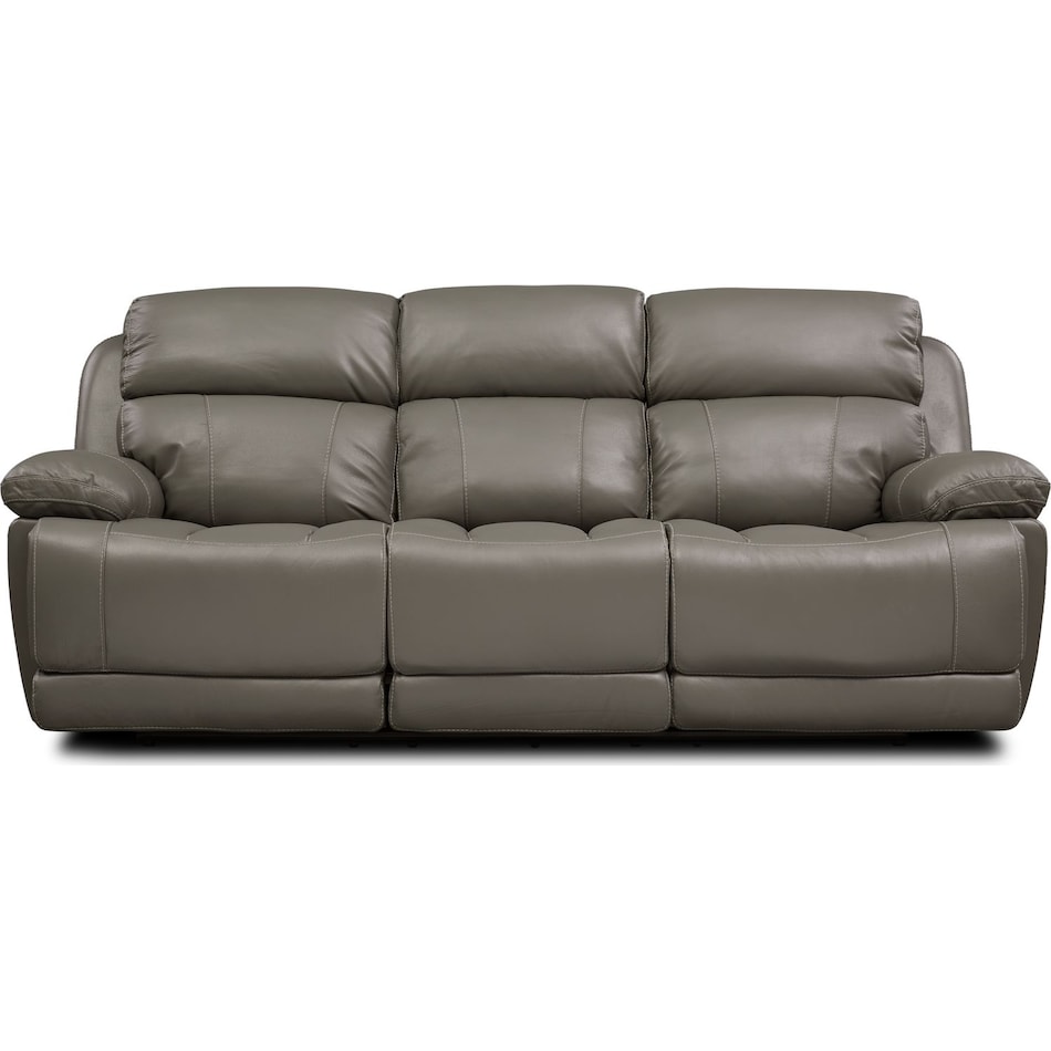 monte carlo gray  pc power reclining living room   