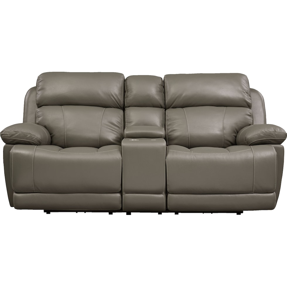 monte carlo gray loveseat   