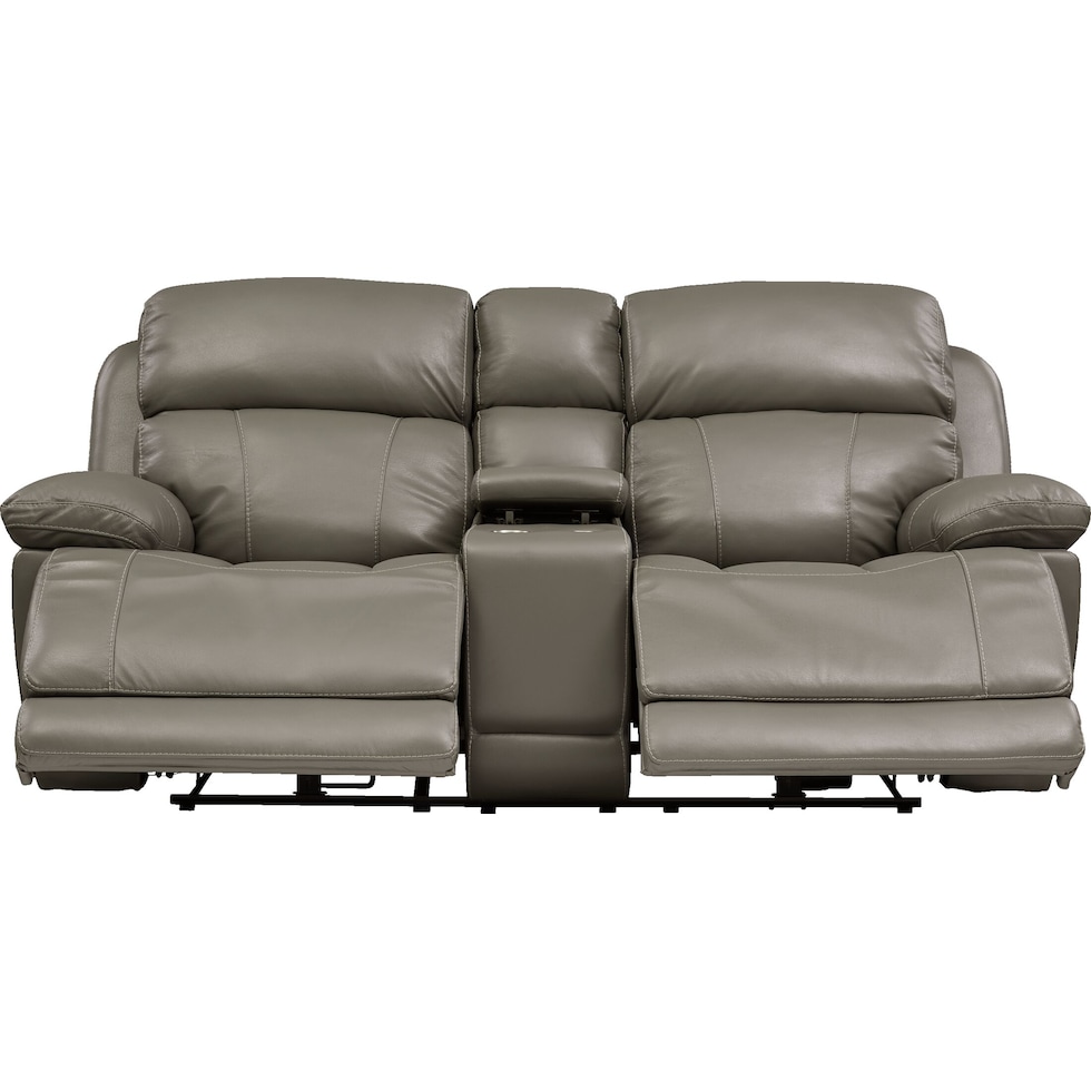 monte carlo gray loveseat   