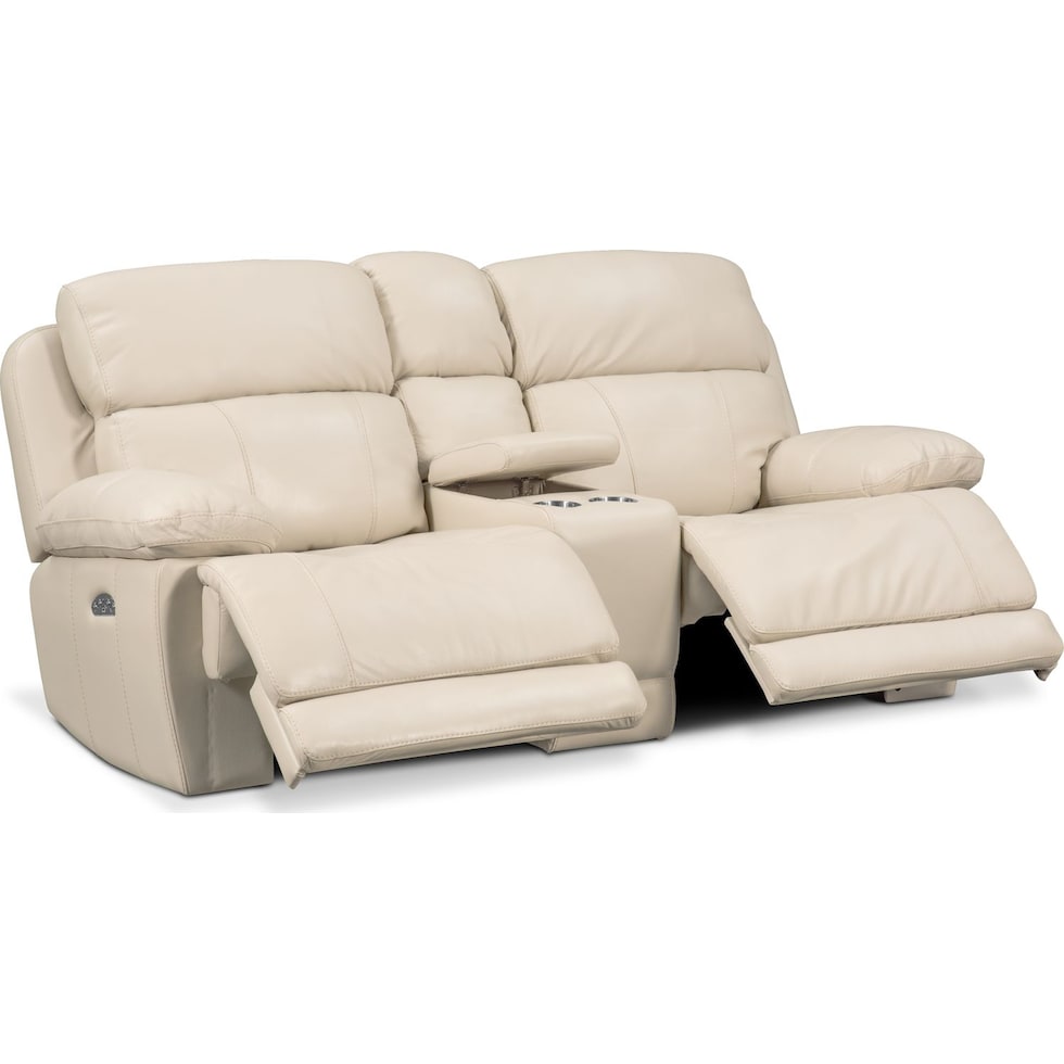 monte carlo white loveseat   