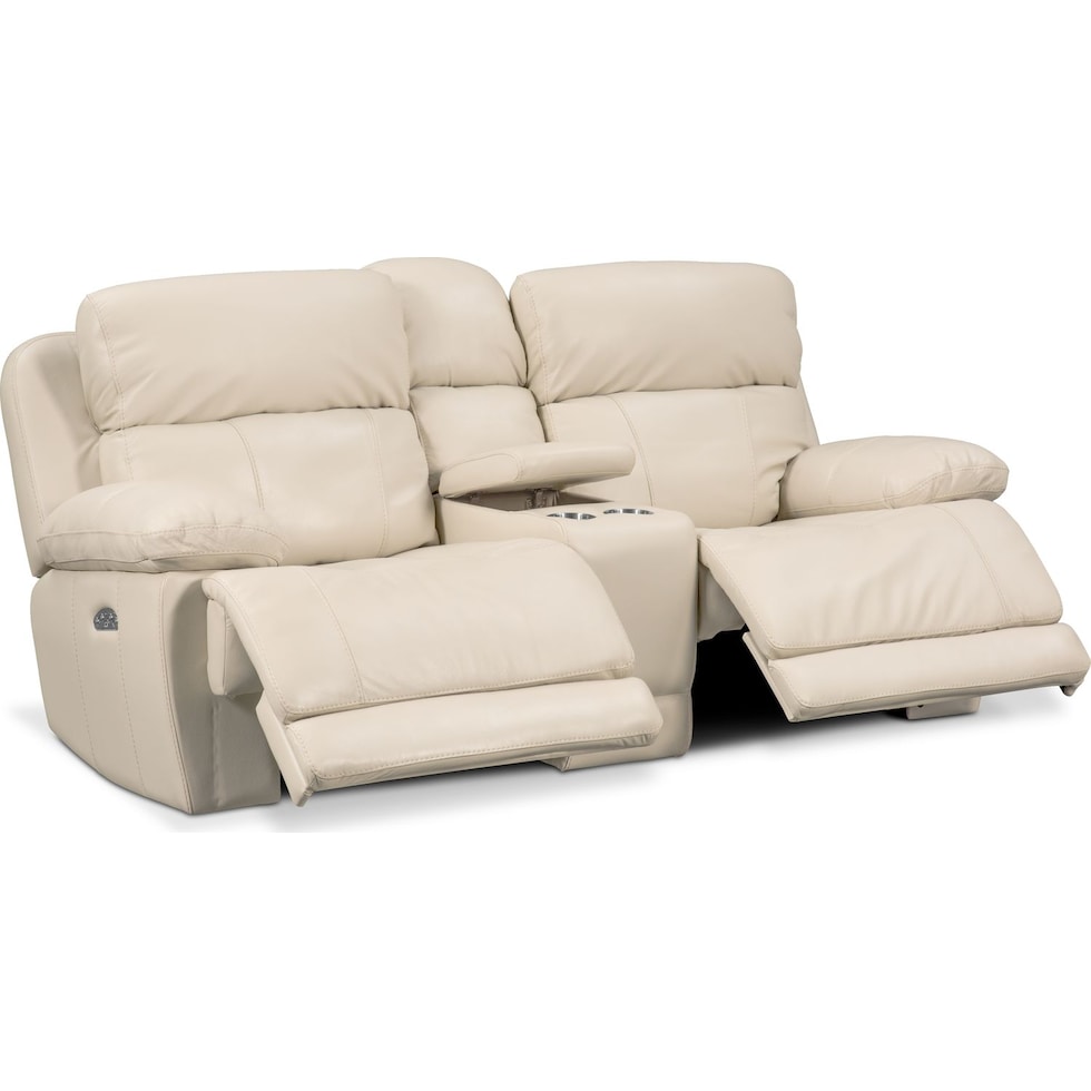 monte carlo white loveseat   