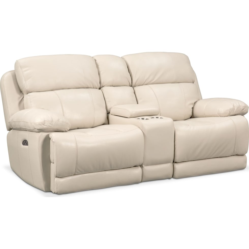 monte carlo white loveseat   