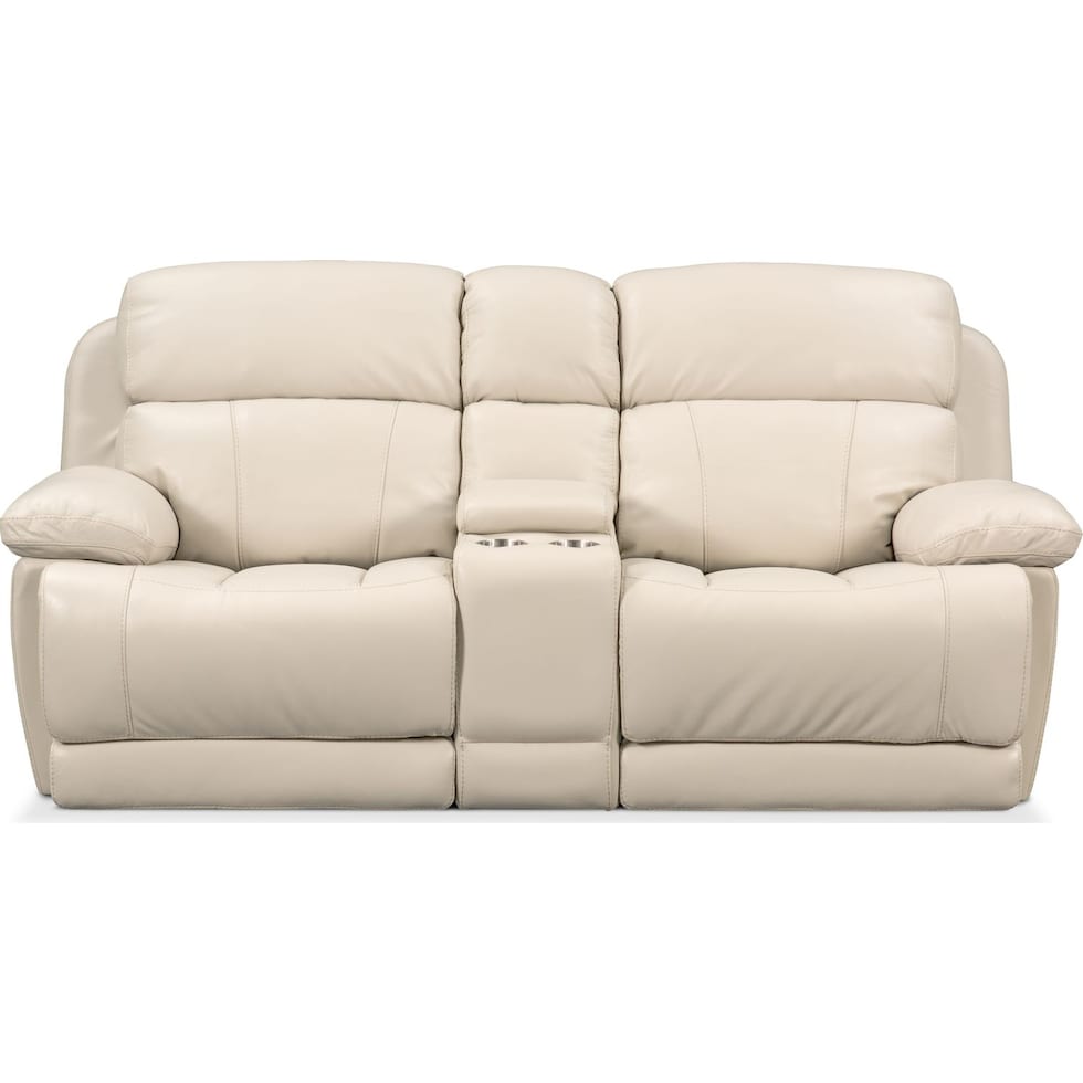 monte carlo white loveseat   